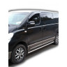 Защита порогов «Труба» d63 Hyundai Grand STAREX (2007-2015 г.в.)(Нерж. Сталь) купить недорого с доставкой в Видное