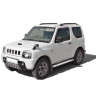 Защита порогов с алюминиевым листом (d63,5) для Suzuki Jimny(Нерж. Сталь) купить недорого с доставкой в Видное