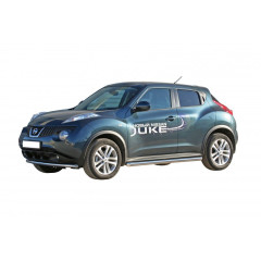 Защита переднего бампера «Труба» (d51) для Nissan Juke (2010-2014)(Нерж. Сталь)