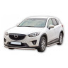 Защита переднего бампера «Труба» (d51) для Mazda CX-5 (2011-2016)(Нерж. Сталь) купить недорого с доставкой в Видное