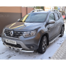 Защита порогов с алюм. площадкой d51мм (НПС) RENAULT Duster 2021- купить недорого с доставкой в Видное