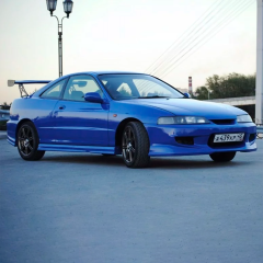 Накладки на пороги "C-west" Honda Integra (DC1 купе)