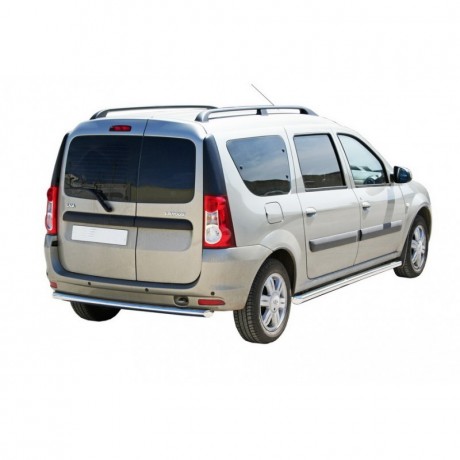 Защита порогов «Труба» для L@DA L@ЯGUS (d63,5)(Окрашенное) купить недорого с доставкой в Видное