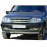 Защита переднего бампера «труба» для B@3 2123 "Chevrolet Niv@" (d 63,5)(Нерж. Сталь) купить недорого с доставкой в Видное