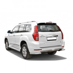 Защита заднего бампера «Уголки» (d63.5) Haval H9(Окрашенное)