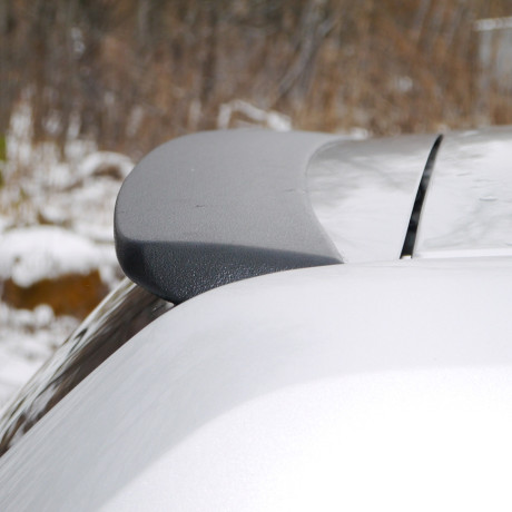 Лип-спойлер "DM-style" (тисненый пластик) для Renault Duster (2010-2021) купить недорого с доставкой в Видное