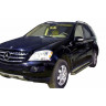 Защита порогов с алюминиевым листом (d63,5) для Mercedes-Benz ML 320/350 (2005-2008)(Нерж. Сталь) купить недорого с доставкой в Видное