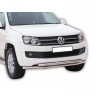 защита порогов «труба двойная ширОК@я» (d63,5) для volkswagen amarok (2010-2016)(окрашенное) купить недорого с доставкой в Видное
