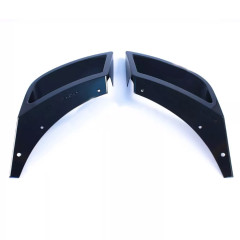 Имитация насадок глушителя BLACK (черный глянец) для Skoda Kodiaq (2016-н.в.)