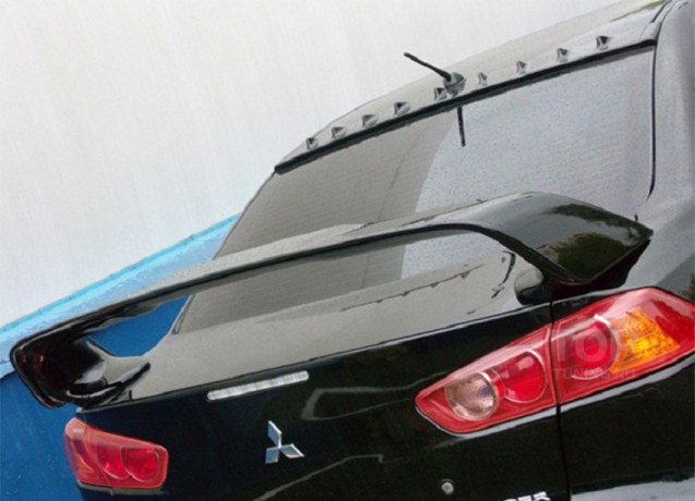 Козырек на заднее стекло с 9 зубьями для Mitsubishi Lancer X (2007-2016) купить недорого с доставкой в Видное