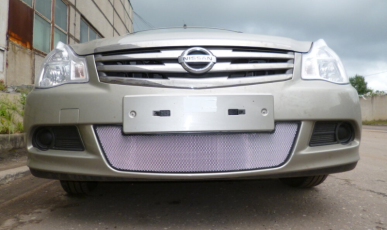Защита радиатора "Standart" Nissan Almera хром купить недорого с доставкой в Видное