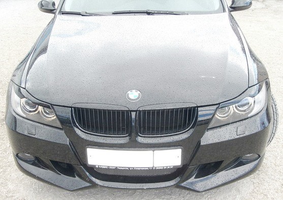 Накладки на фары (реснички) для BMW 3 Series (E90) (2005-2012) купить недорого с доставкой в Видное