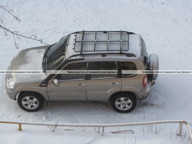 Платформа "Спринт" на B@3 2123 "Chevrolet Niv@" установка на штатные рейлинги купить недорого с доставкой в Видное
