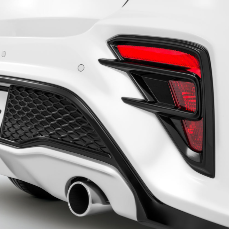 Бампер задний "Kudos" под раздвоенный глушитель для Kia Rio (2017-2020) купить недорого с доставкой в Видное