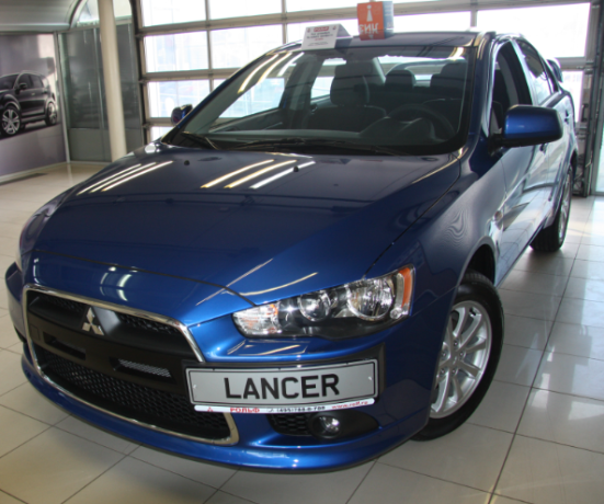 Рамка под номер на передний бампер для Mitsubishi Lancer X (2010-2016) купить недорого с доставкой в Видное