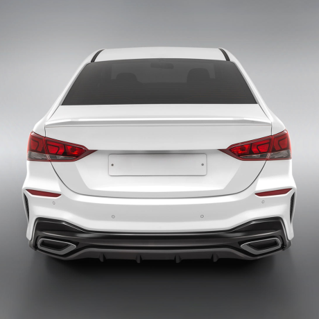 Бампер задний "Quant" для Hyundai Solaris (2017-2020) купить недорого с доставкой в Видное
