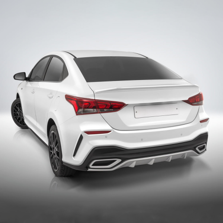Бампер задний "Quant" для Hyundai Solaris (2017-2020) купить недорого с доставкой в Видное