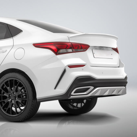 Бампер задний "Quant" для Hyundai Solaris (2017-2020) купить недорого с доставкой в Видное