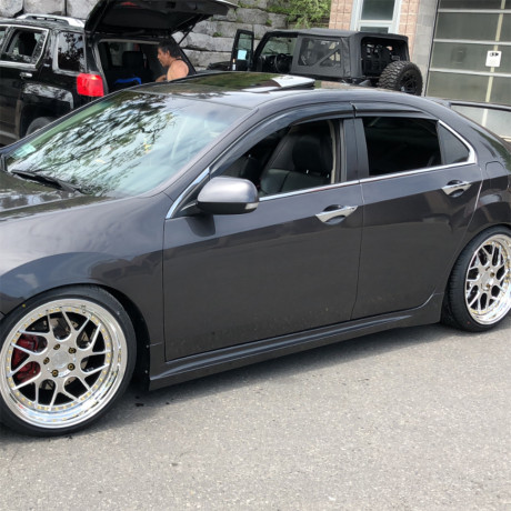 Накладки на пороги "Mugen Style" для Honda Accord VIII (2008-2013) купить недорого с доставкой в Видное