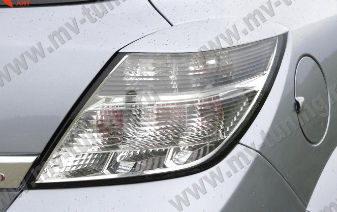 Накладки на задние фонари (реснички) для Opel Astra H/GTC (2005-2011) купить недорого с доставкой в Видное
