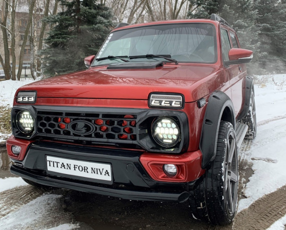 Решетка радиатора "TITAN" для B@3 2121, 21213, 21214, 2131 "L@DA 4x4" (без защитной сетки) RAPTOR купить недорого с доставкой в Видное