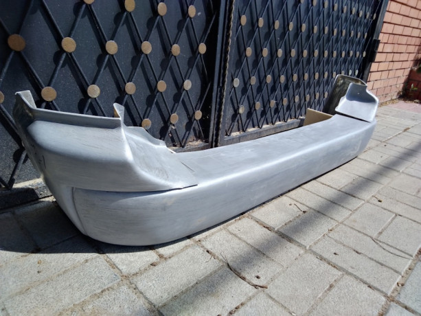 Силовой бампер задний стеклопластиковый (в сборе) на Mitsubishi Pajero Sport I купить недорого с доставкой в Видное
