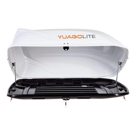 Автобокс YUAGO Lite (тиснение), белый, 250л купить недорого с доставкой в Видное