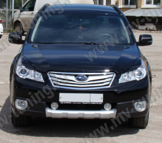 Накладки на фары (реснички) для Subaru Outback (4th generation)/Legacy (5th generation)(2009-2014) купить недорого с доставкой в Видное