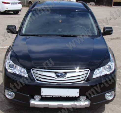 Накладки на фары (реснички) для Subaru Outback (4th generation)/Legacy (5th generation)(2009-2014) купить недорого с доставкой в Видное