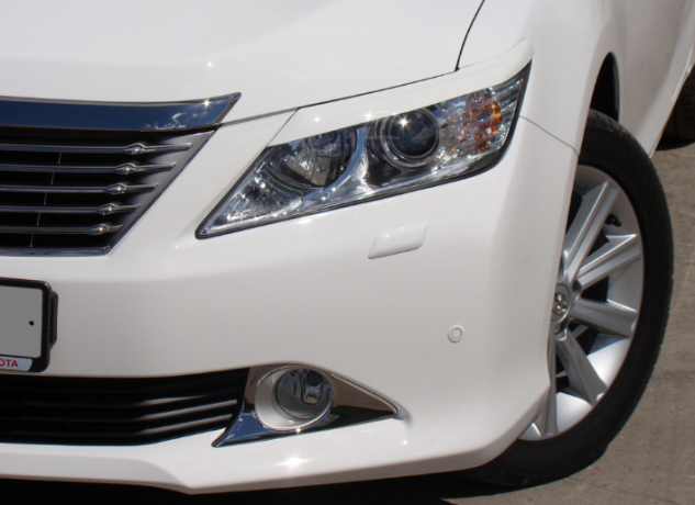 Накладки на фары (реснички) для Toyota Camry XV50 (2012-2014) купить недорого с доставкой в Видное