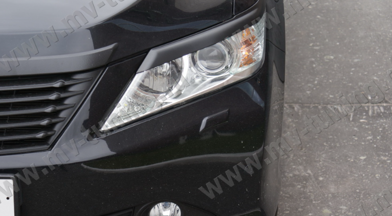Накладки на фары (реснички) для Toyota Camry XV50 (2012-2014) купить недорого с доставкой в Видное