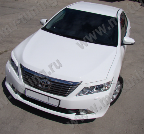 Накладки на фары (реснички) для Toyota Camry XV50 (2012-2014) купить недорого с доставкой в Видное