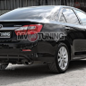 Диффузор заднего бампера var №1 (под окраску) для Toyota Camry XV50 (2012-2014) купить недорого с доставкой в Видное