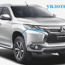 Силовой передний бампер стеклопластиковый на Mitsubishi Pajero Sport III купить недорого с доставкой в Видное