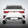 Бампер задний "ROTOR" для Kia Rio (2017-2020) под раздвоенный глушитель купить недорого с доставкой в Видное
