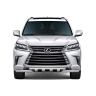 Защита переднего бампера двойная с зубьями d63/63мм (НПС) LEXUS 450D (2015-н.в.) купить недорого с доставкой в Видное