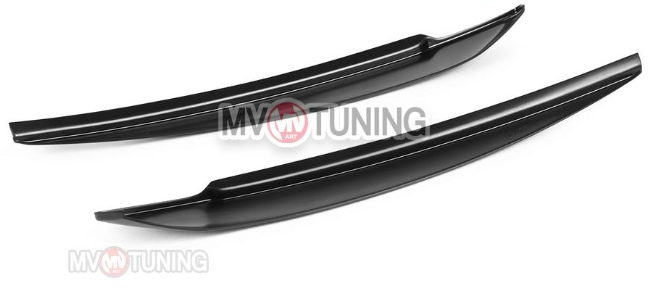 Накладки на фары (реснички) короткие var №1 для Mazda 3 Hatchback (2004-2009) купить недорого с доставкой в Видное