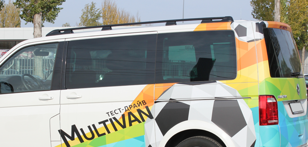 Рейлинги для Volkswagen Multivan, Caravelle, California, Transporter (2003-2022) с короткой базой Чёрный купить недорого с доставкой в Видное