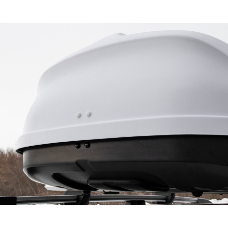 Бокс-багажник на крышу аэродинамический White "Turino Compact" купить недорого с доставкой в Видное