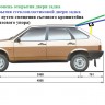 Дверь задка стеклопластиковая для B@3 2108, 2109 (3кг) купить недорого с доставкой в Видное